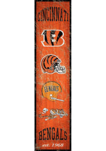 Cincinnati Bengals Heritage Banner 6x24 Sign
