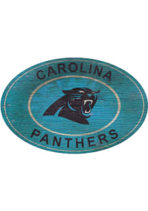 Carolina Panthers 46in Heritage Oval Sign