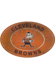 Cleveland Browns 46in Heritage Oval Sign