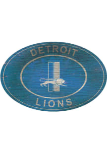 Detroit Lions 46in Heritage Oval Sign