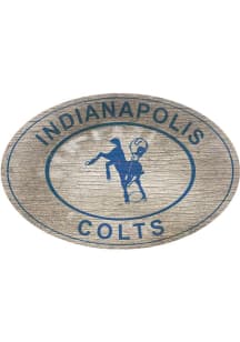 Indianapolis Colts 46in Heritage Oval Sign