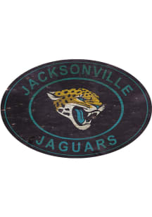 Jacksonville Jaguars 46in Heritage Oval Sign