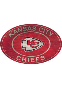 Kansas City Chiefs 46in Heritage Oval Sign