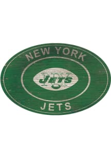 New York Jets 46in Heritage Oval Sign
