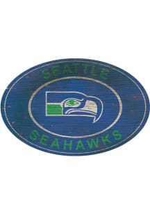 Seattle Seahawks 46in Heritage Oval Sign