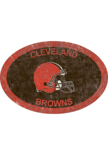 Cleveland Browns 46in Oval Sign