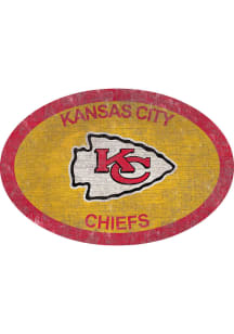 Kansas City Chiefs 46in Oval Sign
