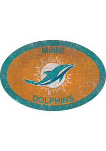 Miami Dolphins 46in Oval Sign