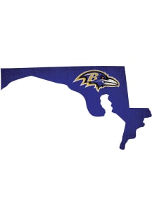 Baltimore Ravens State Cutout Sign