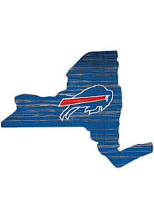 Buffalo Bills State Cutout Sign - Blue