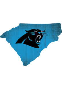 Carolina Panthers State Cutout Sign
