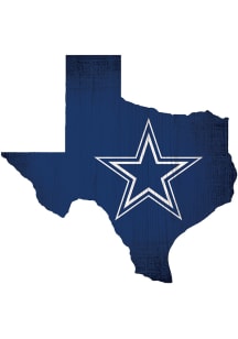 Dallas Cowboys State Cutout Sign