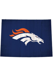 Denver Broncos State Cutout Sign
