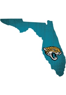 Jacksonville Jaguars State Cutout Sign