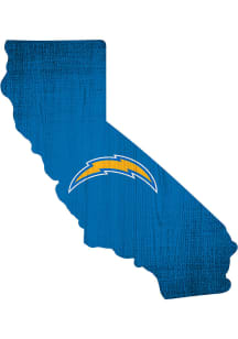 Los Angeles Chargers State Cutout Sign