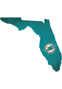 Miami Dolphins State Cutout Sign