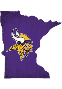 Minnesota Vikings State Cutout Sign