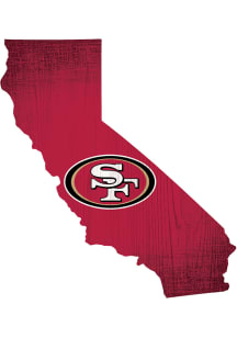 San Francisco 49ers State Cutout Sign