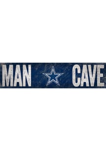 Dallas Cowboys Man Cave 6x24 Sign