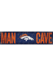 Denver Broncos Man Cave 6x24 Sign