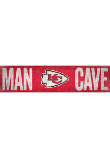 Kansas City Chiefs Man Cave 6x24 Sign