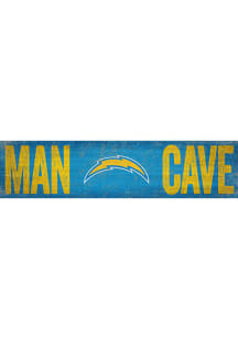 Los Angeles Chargers Man Cave 6x24 Sign