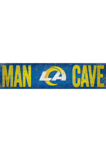 Los Angeles Rams Man Cave 6x24 Sign
