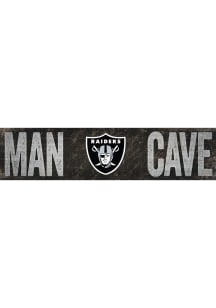 Las Vegas Raiders Man Cave 6x24 Sign