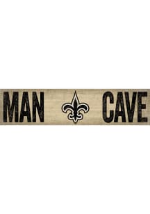 New Orleans Saints Man Cave 6x24 Sign