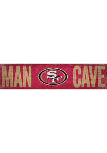 San Francisco 49ers Man Cave 6x24 Sign