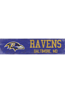 Baltimore Ravens 6x24 Sign