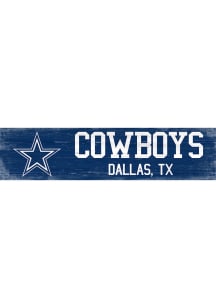 Dallas Cowboys 6x24 Sign
