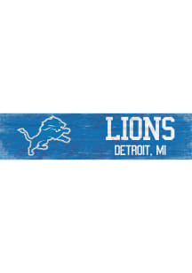 Detroit Lions 6x24 Sign