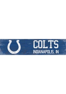 Indianapolis Colts 6x24 Sign