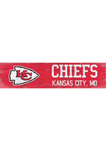 Kansas City Chiefs 6x24 Sign