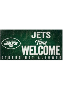 New York Jets Fans Welcome 6x12 Sign