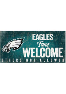 Philadelphia Eagles Fans Welcome 6x12 Sign