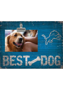 Detroit Lions Best Dog Clip Picture Frame