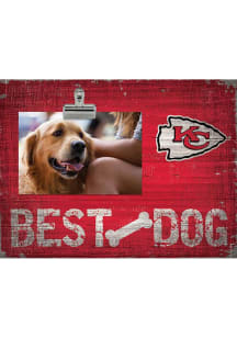 Kansas City Chiefs Best Dog Clip Picture Frame