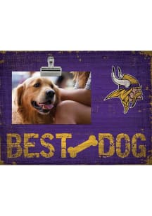 Minnesota Vikings Best Dog Clip Picture Frame