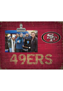 San Francisco 49ers 10x8 Clip Picture Frame