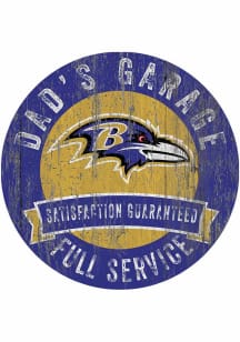 Baltimore Ravens Dads Garage Sign