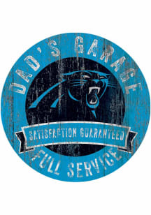 Carolina Panthers Dads Garage Sign