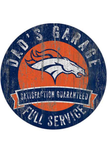 Denver Broncos Dads Garage Sign