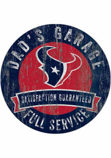 Houston Texans Dads Garage Sign