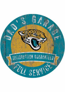Jacksonville Jaguars Dads Garage Sign