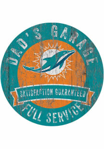 Miami Dolphins Dads Garage Sign