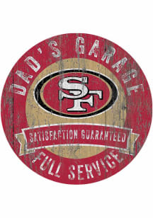 San Francisco 49ers Dads Garage Sign