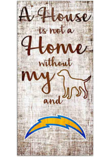 Los Angeles Chargers A House is Not a Home Sign