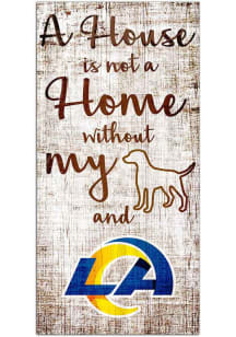 Los Angeles Rams A House is Not a Home Sign